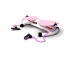 Фитнес платформа DFC "Twister Bow" с эспандерами розовый - магазин СпортДоставка. Спортивные товары интернет магазин в Перми 