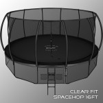 Каркасный батут Clear Fit SpaceHop 16Ft - магазин СпортДоставка. Спортивные товары интернет магазин в Перми 