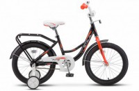 Детский велосипед Stels Flyte 18" Z011 Чёрный красный 2022 - магазин СпортДоставка. Спортивные товары интернет магазин в Перми 