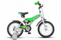 Детский велосипед Stels Jet 14" Z010 зеленый  2022 - магазин СпортДоставка. Спортивные товары интернет магазин в Перми 
