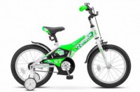 Детский велосипед Stels Jet 16" Z010 зеленый белый  2022 - магазин СпортДоставка. Спортивные товары интернет магазин в Перми 