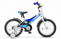 Детский велосипед Stels Jet 16" Z010 синий белый 2022 - магазин СпортДоставка. Спортивные товары интернет магазин в Перми 